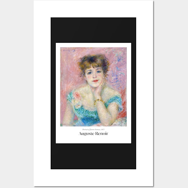 Portrait of Jeanne Samary - Poster Wall Art by MurellosArt